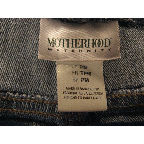 MOTHERHOOD MATERNITY Super Stretch Jeans 29 x 28 MEASURED Size PM Blue Denim - Picture 6 of 7
